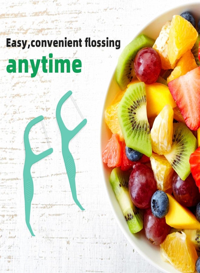 RAZOKO Dental Floss Picks | Toothpick, Shred-Resistant Floss, Easy Grip Handle, Fresh Mint Flavor, 400 Count (Pack of 2) - Image 4